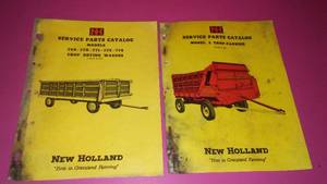 New Holland Side Crop Wagon � 2 Service Parts Catalog.