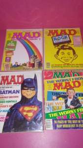 (4) MAD Magazines.
