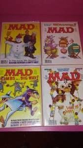 (4) MAD Magazines. All 1990