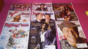(8) Rolling Stones Magazines. 2006-2007.