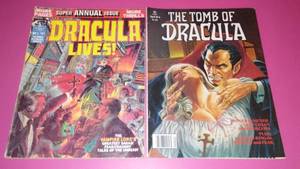 Stan Lee Presents Dracula. Marvel 1975 and 1980.