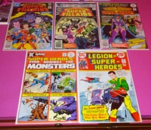 (5) Super Villain�s, Superheroes. 1977.
