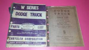 Dodge Truck Dealer Manuals 1939 and 1941