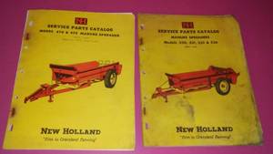 New Holland Manure Spreaders 330 Series and 470 Series Service Parts Catalog