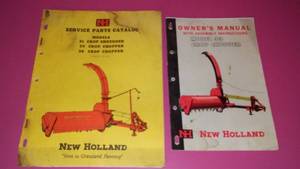 New Holland Crop Chopper Model 33 Owner�s Manual and Service Parts Catalog.