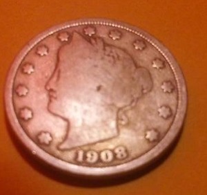 1908 Liberty V Nickel