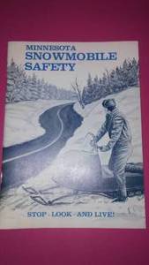 Vintage MN Snowmobile Safety Materials. 1969-1970.