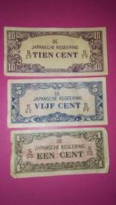 WWII 3 Japansche Regeering Currency � European