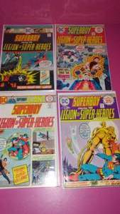 Superboy and the Legion of Superheroes. DC Comics. No 206, 208 Giant, 209 and 210. Good To Excellent.