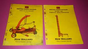 New Holland Bale Elevator 165, Silo Unloader 530 Service Parts Catalog