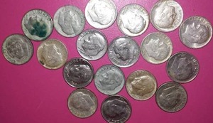 US Eisenhower Dime.