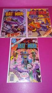 Batman�s Detective Comics, DC. Consecutive Numbers