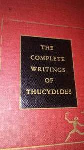 Thucydides, Complete Writing 1934.