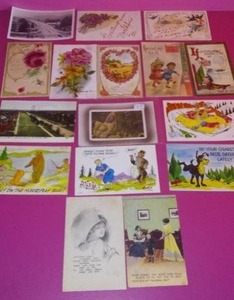 Vintage and Antique Post Card Variety 1908 and Newer