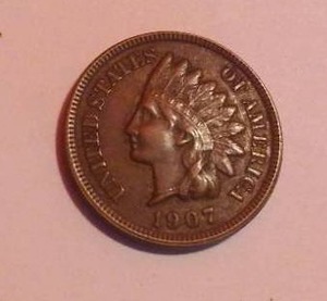 1907 Indian Head Penny