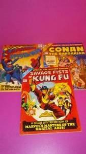 Huge Size Comics. No. 1 Issue 1975, Marvel Collector Issue No. 15 1977 and more