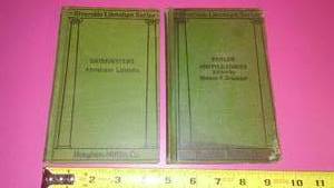 2-Books.  Abraham Lincoln�s Drink Water 1919 First Ed and more