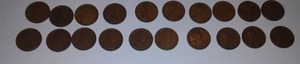 (20) 1930-1934 Copper Pennies