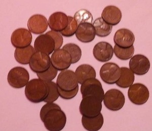 () 1926 -1929 Copper Pennies