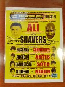 Signed Earnie Shavers 8x10 Photo