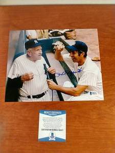 Signed Phil Rizzuto 8x10 Photo With COA