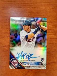 Topps Certified Max Kepler Chrome Autograph Rookie Card