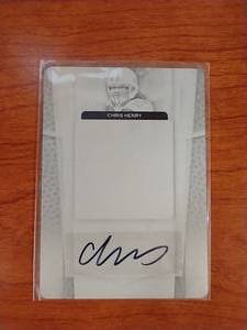 2007 Leaf Chris Henry Printing Plate Auto - 11