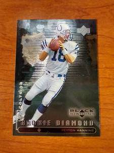 1998 Upper Deck Black Diamond Peyton Manning Rookie Card