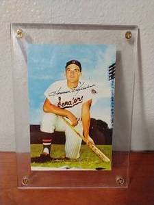 Autographed Harmon Killebrew Washington Senators Post Card