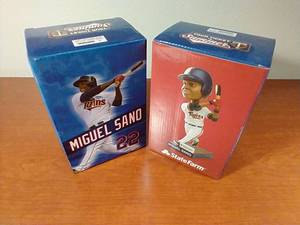 2 Unopened Stadium Issue Miguel Sano Bobble Heads