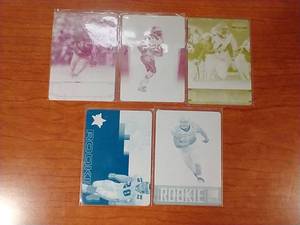 5 Leaf NFL Printing Plate 11 Cards