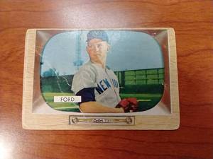 1955 Bowman Whitey Ford Card