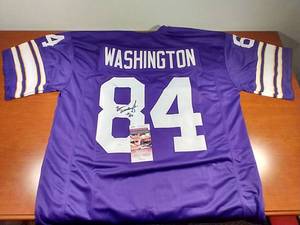 Autographed Gene Washington Vikings Jersey - WCOA