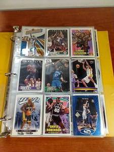 Album of Basketball Cards - Many Stars