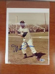 Autographed Monte Irvin 8x10 Photo - WCOA