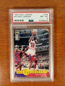 1996 Collectors Choice Michael Jordan - PSA8