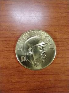 1990 Bandai Kirby Puckett Coin