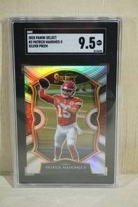 lot 6 image: 2020 Panini Select Patrick Mahomes II Silver Prizm #2 - SGC 9.5 MT