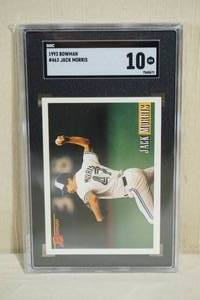lot 17 image: 1993 Bowman Jack Morris #463 - SGC 10 GM