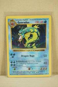 lot 20 image: Gyarados 6102 Base Set Red Number Hologram Shadowless Pokemon Card