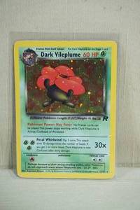 lot 31 image: Dark Vileplume 1382 Team Rocket Red Number Hologram Pokemon Card