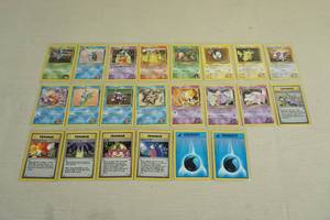 lot 36 image: Red Number Gym Heroes Expansion Pokemon Cards