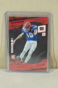 lot 47 image: 2021 Prestige Evan McPherson Xtra Points Rookie Card - Red Parallel