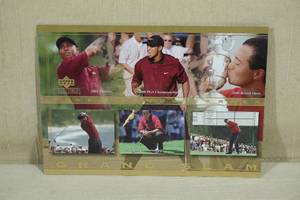 lot 50 image: 2001 Upper Deck Tiger Woods Grand Slam Large Format Card #TWC26