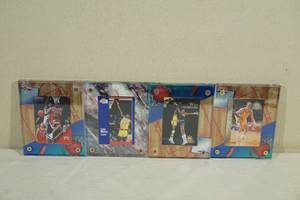 lot 63 image: Basketball Cards in Extra Large Decorative Holders - Jordan, Wilt, Barry