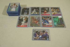 lot 75 image: Basketball Cards - Beam Team, Iverson, Malone