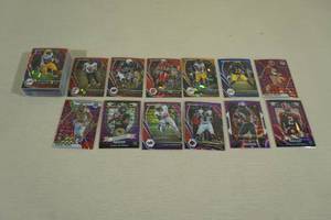 lot 79 image: Refractor Football Cards - Saquon, Kelce, Paye, Rondale Moore