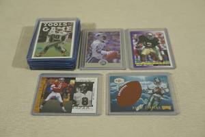 lot 89 image: Football Cards - Deion, Watters Rookie, Irvin, Young