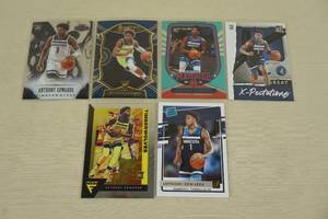 lot 106 image: Anthony Edwards Rookie Cards - Flux, Marquee, X-Pectations