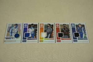 lot 111 image: Panini Chronicles Racing Patch Cards - Truex, Gase